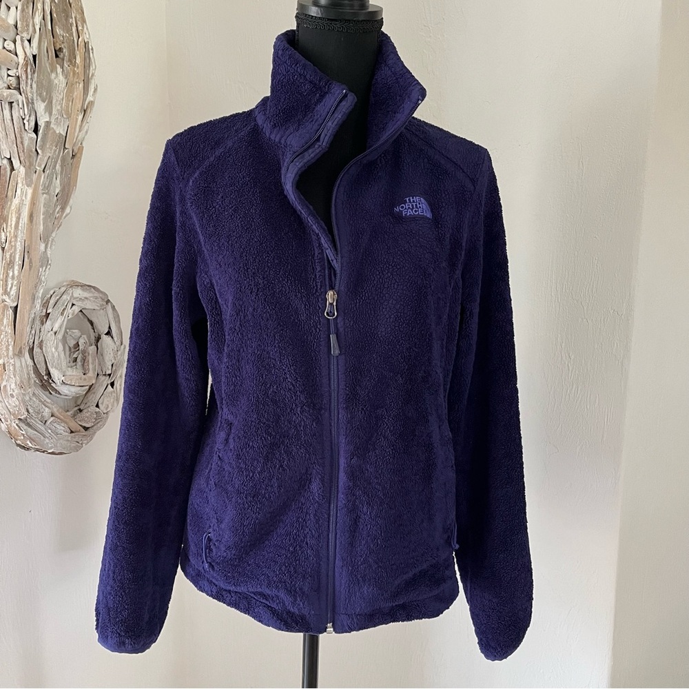 North Face Fleece Jacket S Purple Osito Soft Sherpa High Deep Pile